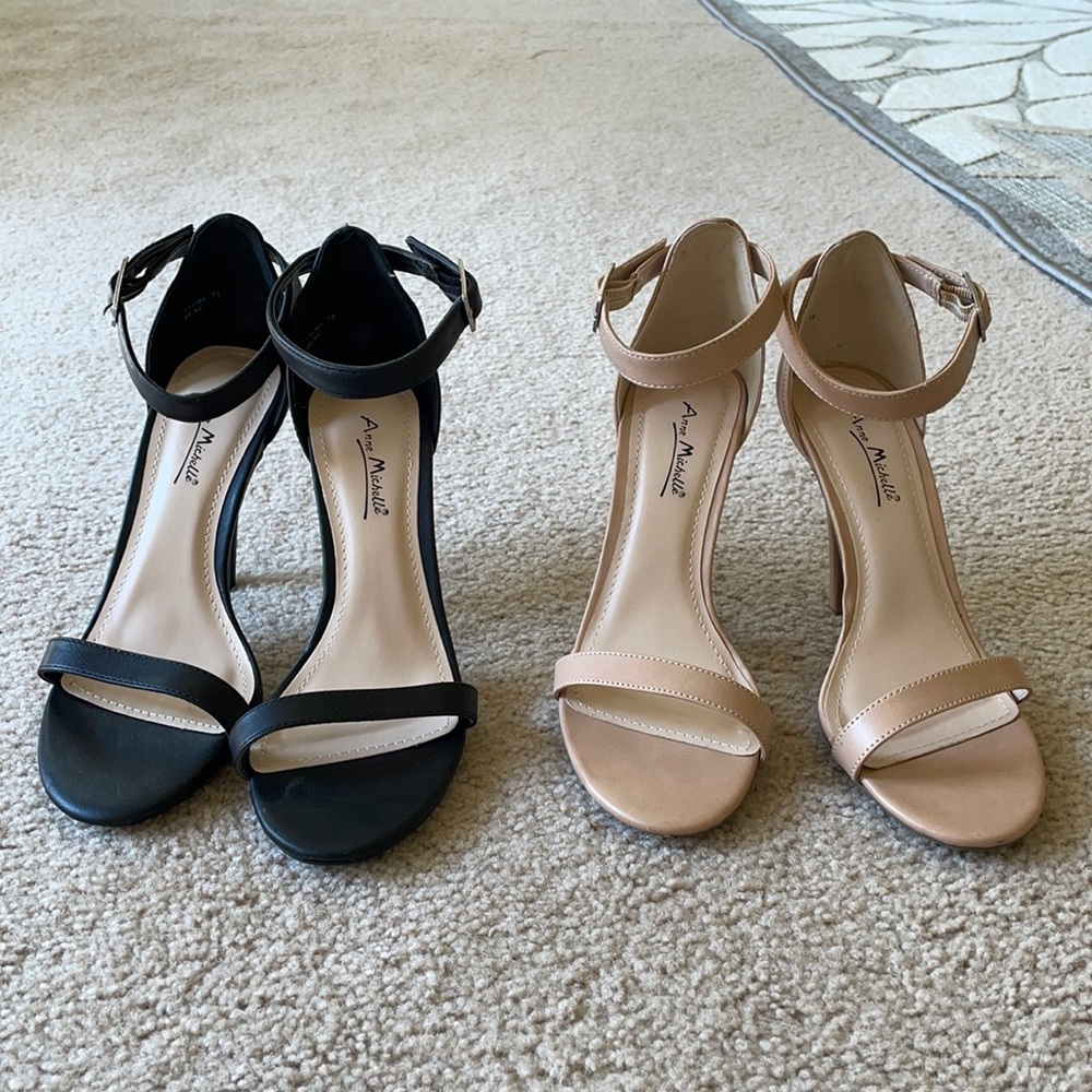 Ankle strap heels
